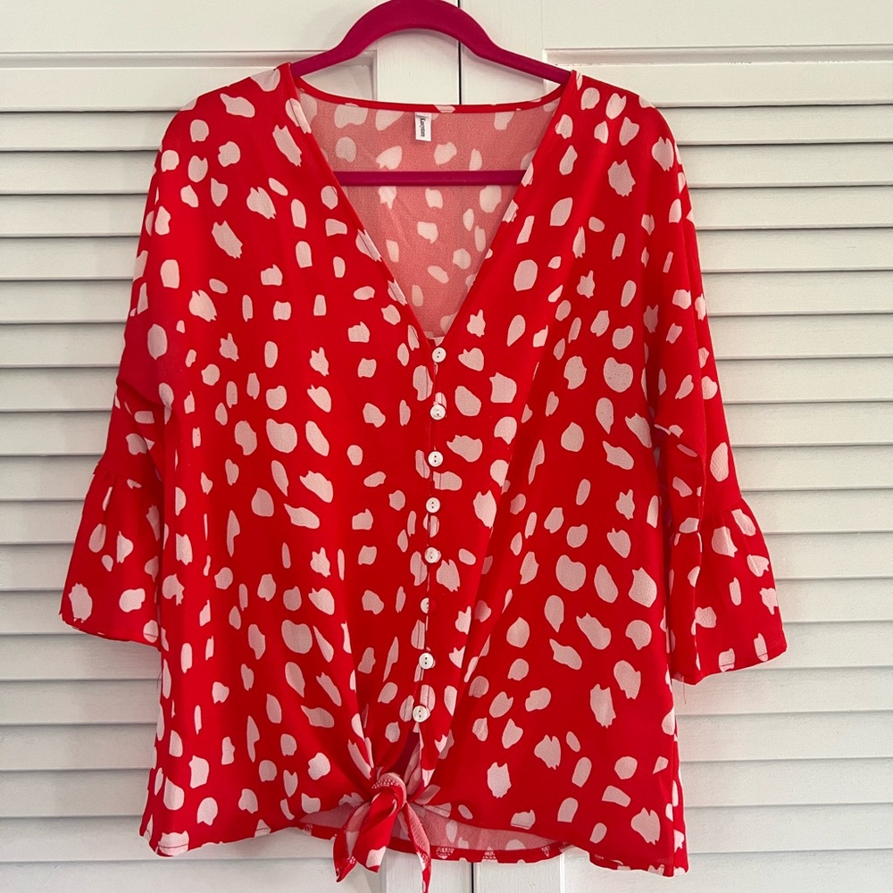 Button Down Blouse - Picture 3 of 12